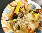根菜冷しゃぶサラダのタレ炒味温野菜サラダ作り方18写真