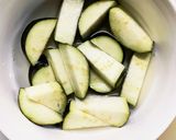 豚こま甘辛さっぱり炒め味麻婆豆腐茄子作り方3写真