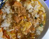 レンジ簡単クリーミー洋風ガパオ味炒飯弁当作り方8写真