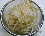 簡単！牛もやしのにんにくゴマ醤油炒め作り方1写真