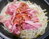 簡単！牛もやしのにんにくゴマ醤油炒め作り方3写真