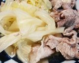 キャベツと豚肉の簡単白だし煮作り方4写真