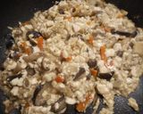 きのこたっぷり炒り豆腐♪めっけ作り方4写真