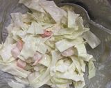 海老とキャベツのしっとり蒸し焼き作り方2写真