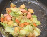 カレーの残りで簡単!和風カレー炒め♪作り方4写真