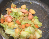 カレーの残りで簡単！和風カレー炒め♪作り方4写真