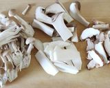 【キノコとシーアスパラガスのソテー】作り方2写真