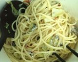 絶品!さんまのコンフィ&キャベツのパスタ作り方5写真