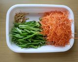 にんじんとピーマンの生姜きんぴら作り方1写真