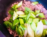 絶品！変わり「すき焼き丼」葱と豚挽き♡作り方8写真