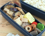 旨味たっぷり☆イカと里芋と厚揚げ煮作り方5写真