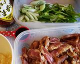豚の味噌漬けで青椒肉絲風作り方1写真