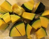 簡単♪南瓜と豆の煮物【常備菜】作り方1写真
