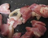 蓮根と鶏肉の生胡椒煮込み作り方1写真