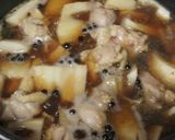 蓮根と鶏肉の生胡椒煮込み作り方3写真