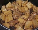 蓮根と鶏肉の生胡椒煮込み作り方4写真