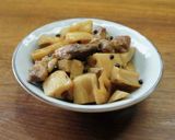 蓮根と鶏肉の生胡椒煮込み作り方6写真