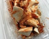 キムチで豆腐サラダ作り方3写真