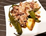 万願寺唐辛子と長ネギの焼き浸し作り方3写真