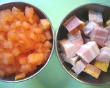 まるごとじゃが芋のトマトベーコン煮作り方1写真