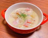 豆乳×牛乳で★簡単クラムチャウダー作り方4写真