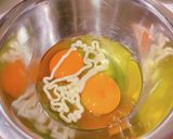 小松菜と豚肉と卵のオイマヨ炒め作り方4写真