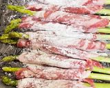 アスパラと豚モモ肉の　生姜焼き風作り方2写真