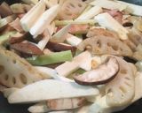 秋のふきよせ炒め物　バター醤油仕立て作り方6写真