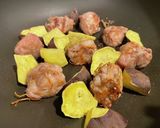 豚肉とさつま芋の甘酢炒め作り方3写真