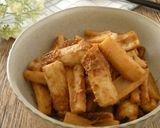 ちくわとレンコンのごま味噌炒め作り方4写真