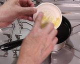 吉野家の秋限定！　月見牛とじ丼♪作り方1写真