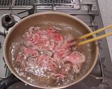 吉野家の秋限定！　月見牛とじ丼♪作り方2写真