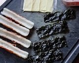 おうち居酒屋★韓国風ちくわのくるくる焼き作り方1写真