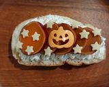 ハロウィン⭐オープンサンド作り方4写真