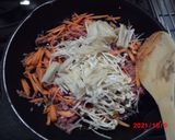 牛豚ミンチと野菜の甘味噌炒め作り方6写真