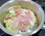 キャベツたっぷり・ミルクベーコンうどん作り方2写真