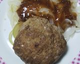 自家製！手捏ねチーズinハンバーグ作り方6写真