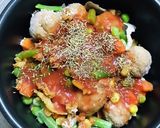 炊飯器で 冷凍肉団子と野菜の煮込み作り方2写真