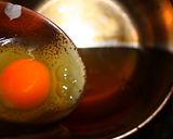 荷包蛋 ホウアバオダン ご飯に乗せて作り方1写真