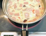 魚肉ソーセージと椎茸で作るチャウダー作り方9写真