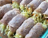 ◎野菜の肉巻き スパイスねぎごまだれ◎作り方2写真
