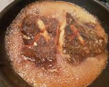 皮も美味しい☆カレイの唐揚げ甘辛煮付け☆作り方3写真