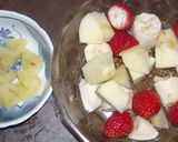 ある日の朝食~フルーツヨーグルト~作り方2写真