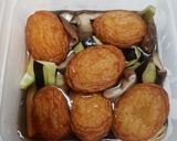 【レンジ調理】なすと椎茸、さつま揚の煮物作り方4写真