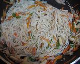 ツナと野菜の焼きそうめん作り方4写真