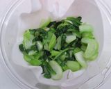 チンゲンサイとなめこのごま和え作り方5写真