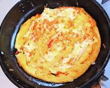 白菜もやしの豚玉チーズ焼き作り方11写真