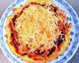 白菜もやしの豚玉チーズ焼き作り方13写真