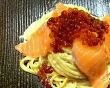 海苔の香り♪生サーモンのクリームパスタ作り方8写真