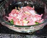 ☆簡単☆ ネギ塩豚レモン丼作り方4写真